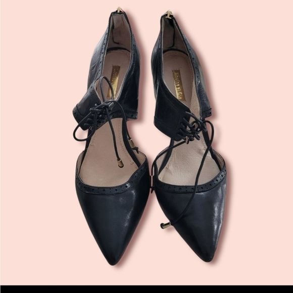 10 Louise et cie lace up leather heel - Picture 3 of 5